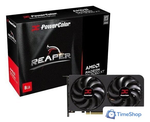 Видеокарта PowerColor Reaper AMD Radeon RX 9060 XT 8GB GDDR6 RX9060XT 8G-A - Изображение №6 — Интернет-магазин Time-Shop