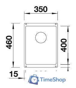 Кухонная мойка Blanco Subline 320-U (серый беж) - Изображение №2 — Интернет-магазин Time-Shop