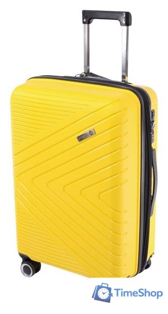 Чемодан-спиннер Pride РР-202 (L, желтый) - Изображение №2 — Интернет-магазин Time-Shop