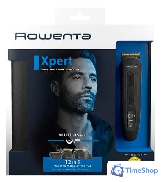 Универсальный триммер Rowenta Selectium Xpert 12 в 1 TN9461F4 - Изображение №5 — Интернет-магазин Time-Shop