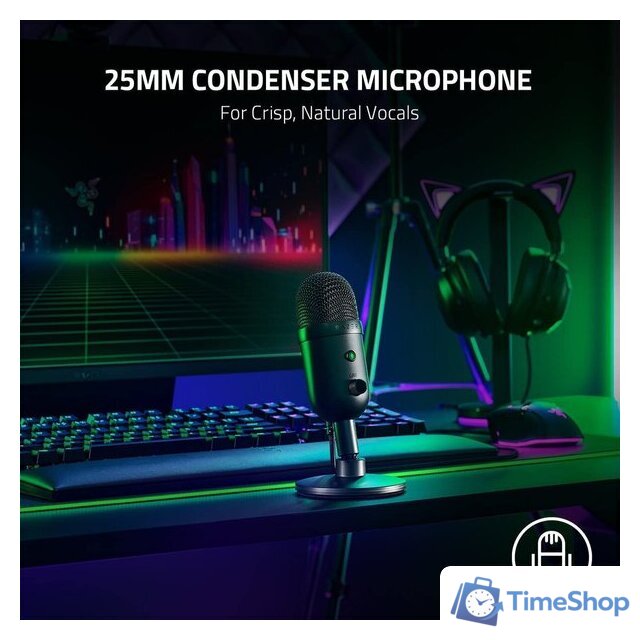 Проводной микрофон Razer Seiren V2 X - Изображение №2 — Интернет-магазин Time-Shop