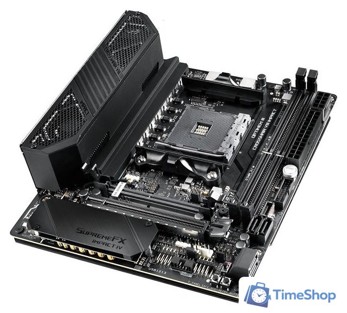Материнская плата ASUS ROG Crosshair VIII Impact - Изображение №5 — Интернет-магазин Time-Shop