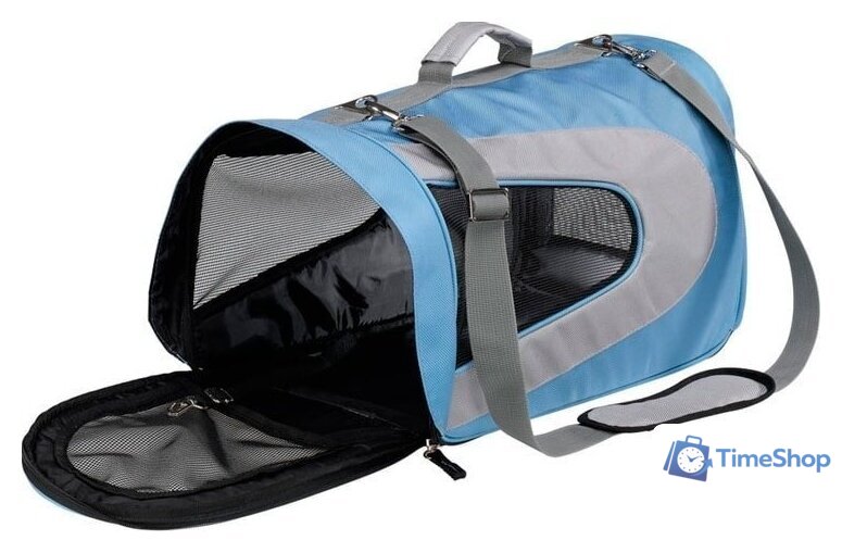 Переноска Ferplast Beauty Medium 85744099 (голубой) - Изображение №2 — Интернет-магазин Time-Shop