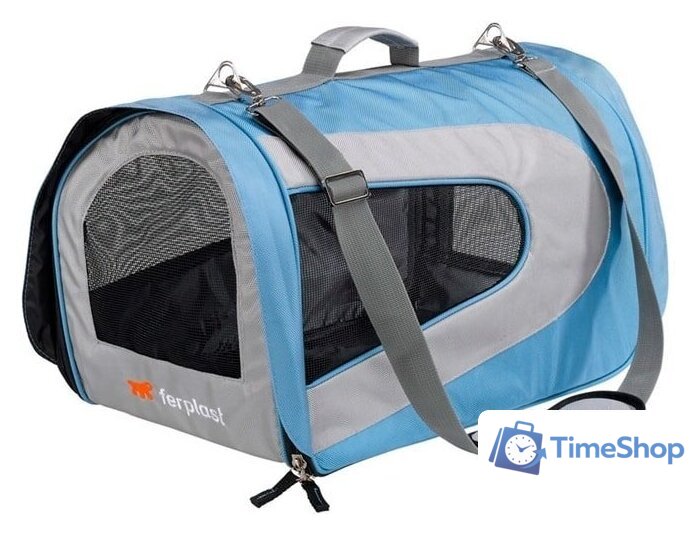 Переноска Ferplast Beauty Medium 85744099 (голубой) - Изображение №1 — Интернет-магазин Time-Shop