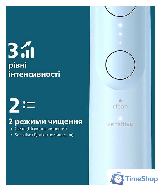 Электрическая зубная щетка Philips Sonicare 6100 HX7406/01 - Изображение №3 — Интернет-магазин Time-Shop