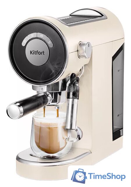 Рожковая кофеварка Kitfort KT-783-1 - Изображение №1 — Интернет-магазин Time-Shop