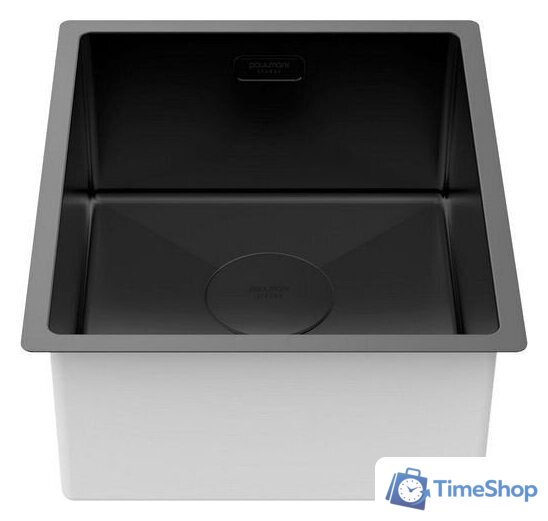 Кухонная мойка Paulmark Next 38 UNI PM213844-MBN (черный/черный матовый) - Изображение №2 — Интернет-магазин Time-Shop