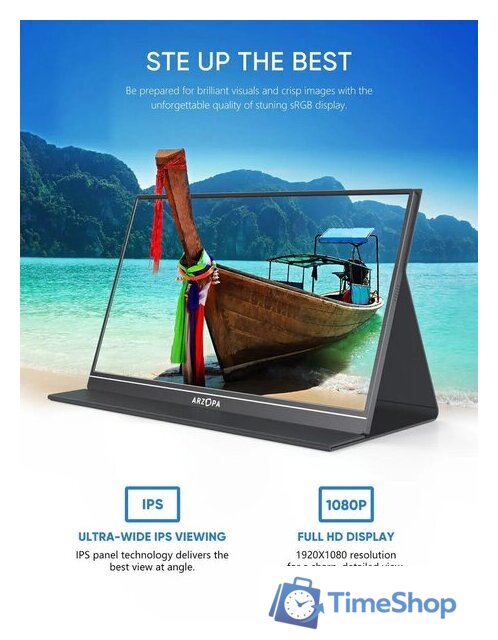 Портативный монитор Arzopa S1 Table - Изображение №3 — Интернет-магазин Time-Shop