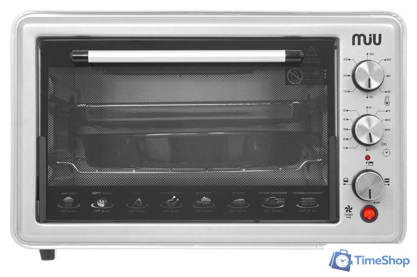Мини-печь MIU MO-40002KS (серый) - Изображение №1 — Интернет-магазин Time-Shop