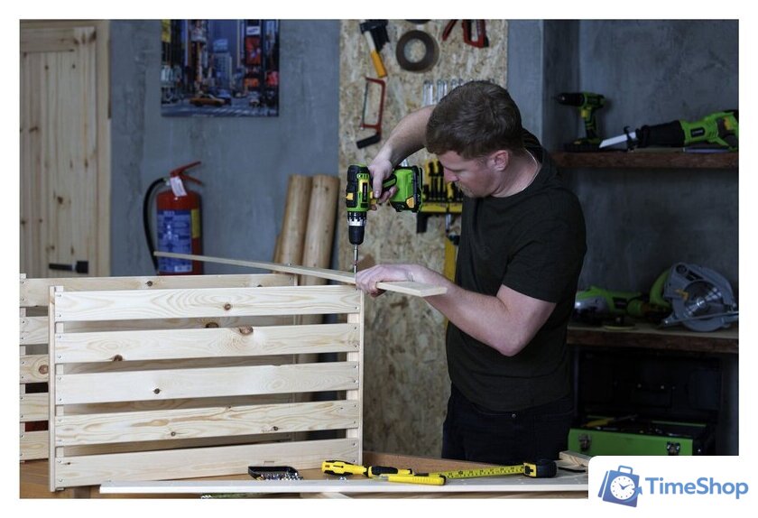 Ударная дрель-шуруповерт Fieldmann FDUV 70115-A (с 1-м АКБ, кейс) - Изображение №14 — Интернет-магазин Time-Shop