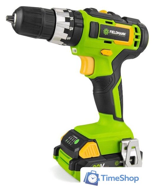 Ударная дрель-шуруповерт Fieldmann FDUV 70115-A (с 1-м АКБ, кейс) - Изображение №3 — Интернет-магазин Time-Shop