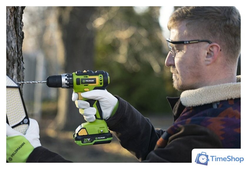 Ударная дрель-шуруповерт Fieldmann FDUV 70115-A (с 1-м АКБ, кейс) - Изображение №11 — Интернет-магазин Time-Shop