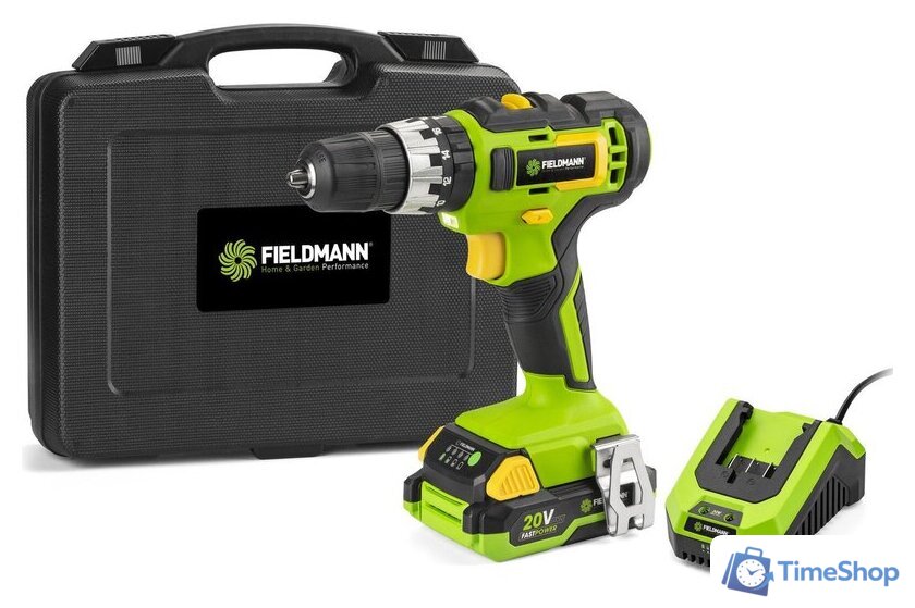 Ударная дрель-шуруповерт Fieldmann FDUV 70115-A (с 1-м АКБ, кейс) - Изображение №1 — Интернет-магазин Time-Shop