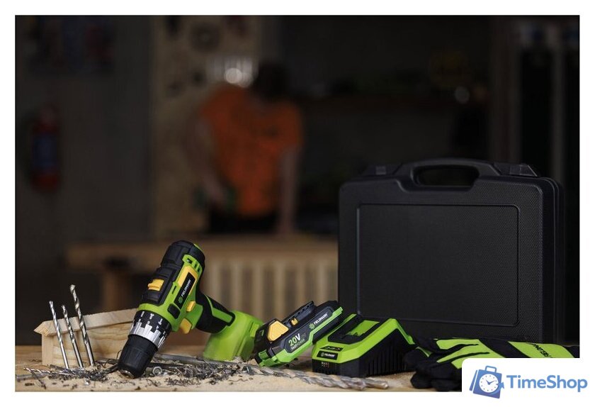 Ударная дрель-шуруповерт Fieldmann FDUV 70115-A (с 1-м АКБ, кейс) - Изображение №13 — Интернет-магазин Time-Shop