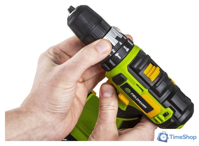 Ударная дрель-шуруповерт Fieldmann FDUV 70115-A (с 1-м АКБ, кейс) - Изображение №7 — Интернет-магазин Time-Shop