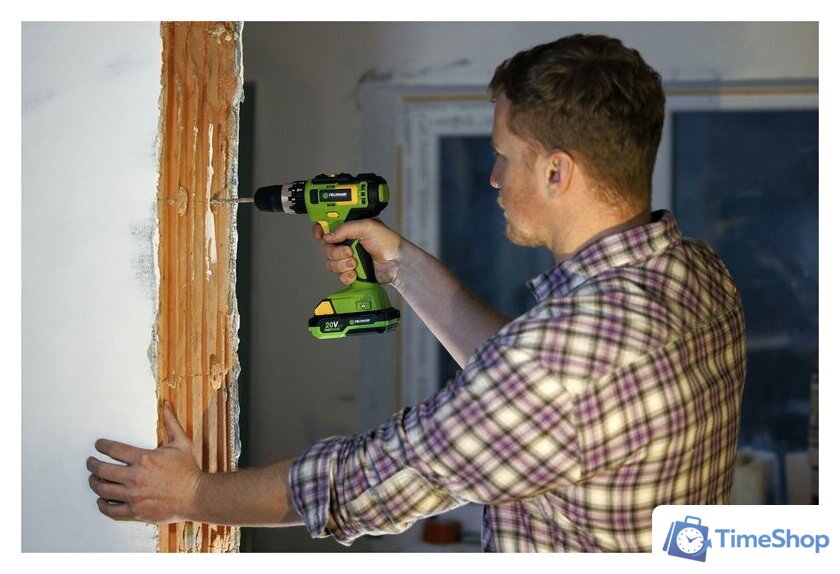 Ударная дрель-шуруповерт Fieldmann FDUV 70115-A (с 1-м АКБ, кейс) - Изображение №17 — Интернет-магазин Time-Shop