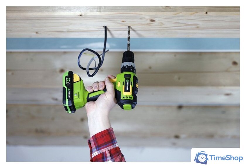 Ударная дрель-шуруповерт Fieldmann FDUV 70115-A (с 1-м АКБ, кейс) - Изображение №16 — Интернет-магазин Time-Shop