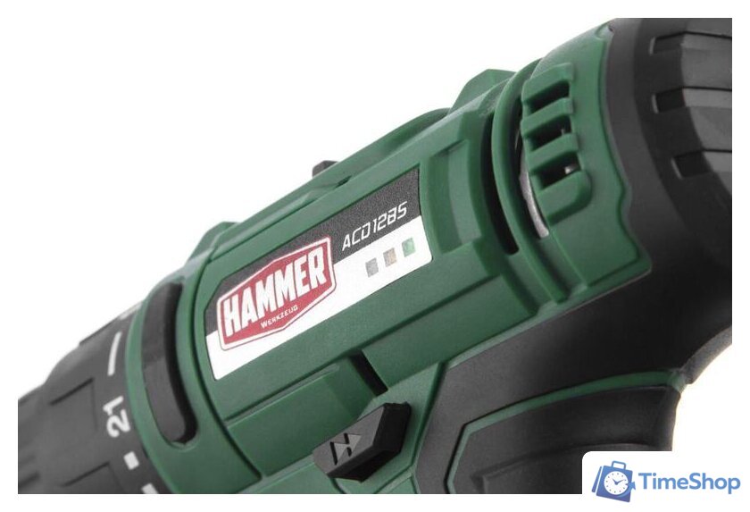 Дрель-шуруповерт Hammer ACD12BS (с 2-мя АКБ) - Изображение №10 — Интернет-магазин Time-Shop