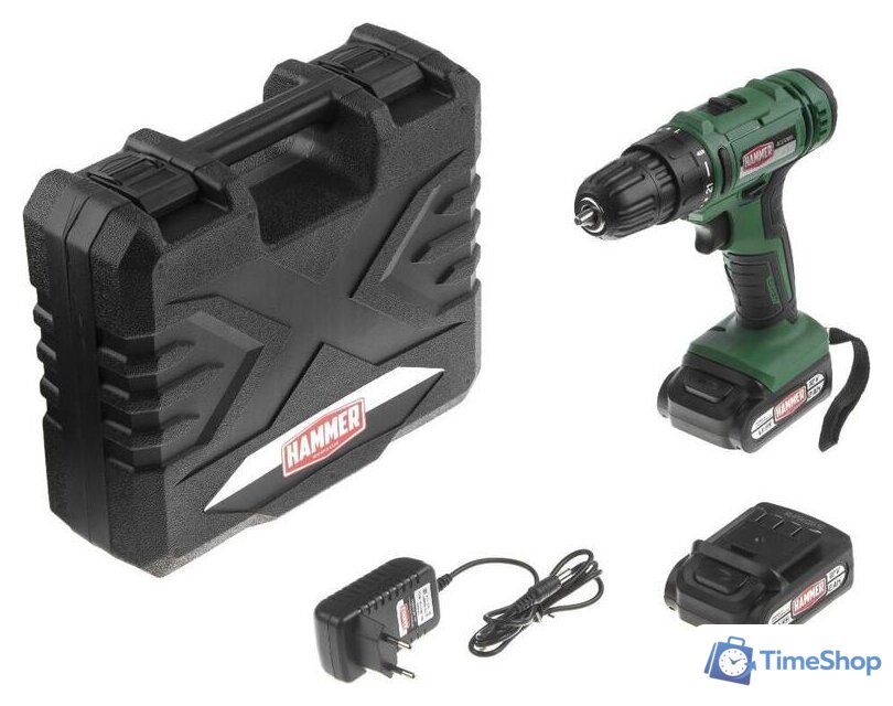 Дрель-шуруповерт Hammer ACD12BS (с 2-мя АКБ) - Изображение №1 — Интернет-магазин Time-Shop