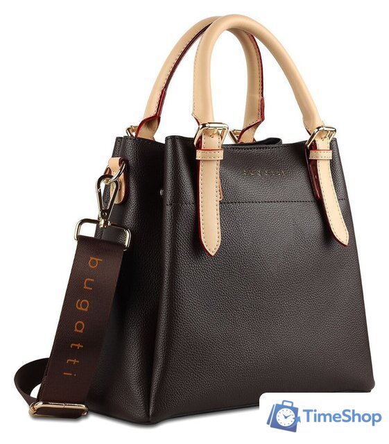 Женская сумка Bugatti Ella 49362002 (темно-коричневый) - Изображение №1 — Интернет-магазин Time-Shop