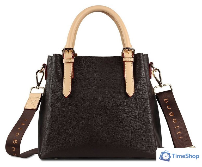 Женская сумка Bugatti Ella 49362002 (темно-коричневый) - Изображение №6 — Интернет-магазин Time-Shop
