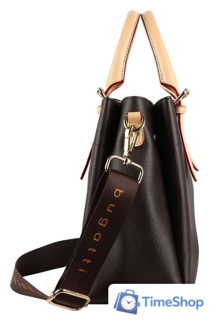 Женская сумка Bugatti Ella 49362002 (темно-коричневый) - Изображение №5 — Интернет-магазин Time-Shop