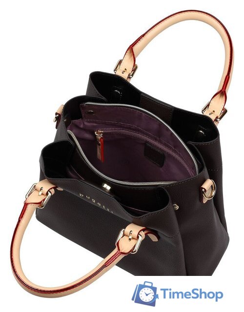 Женская сумка Bugatti Ella 49362002 (темно-коричневый) - Изображение №3 — Интернет-магазин Time-Shop