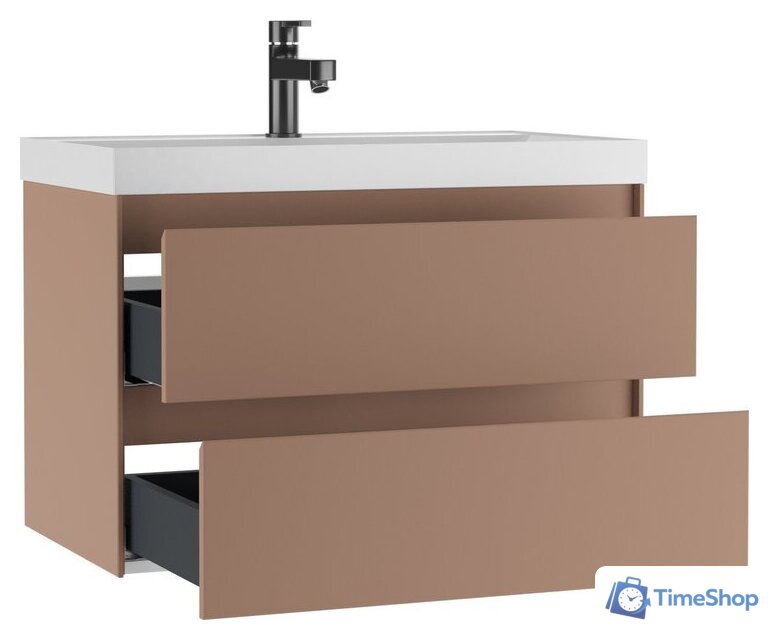  Домино Тумба под умывальник Unit 80 Verona В2 (мокко) - Изображение №3 — Интернет-магазин Time-Shop