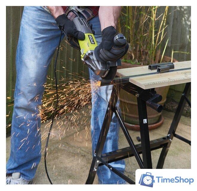 Угловая шлифмашина Ryobi RAG800-125G - Изображение №5 — Интернет-магазин Time-Shop