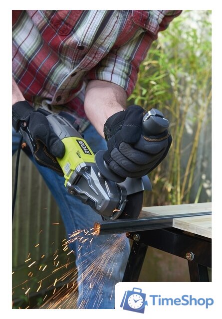 Угловая шлифмашина Ryobi RAG800-125G - Изображение №4 — Интернет-магазин Time-Shop