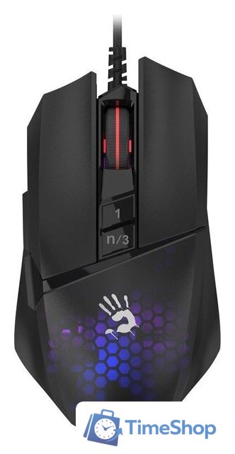 Игровая мышь A4Tech W65 Max Mini Honeycomb - Изображение №1 — Интернет-магазин Time-Shop
