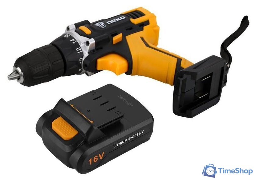 Дрель-шуруповерт Deko DKCD16FU-Li 063-4098 (с 1-им АКБ) - Изображение №3 — Интернет-магазин Time-Shop