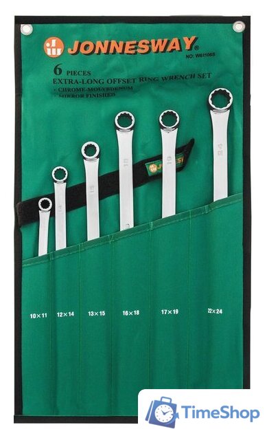 Набор ключей Jonnesway W61106S (6 предметов) - Изображение №1 — Интернет-магазин Time-Shop