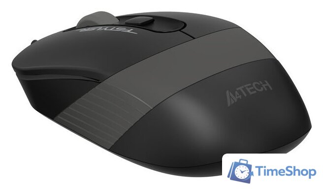 Мышь A4Tech Fstyler FM10 (черный/серый) - Изображение №2 — Интернет-магазин Time-Shop