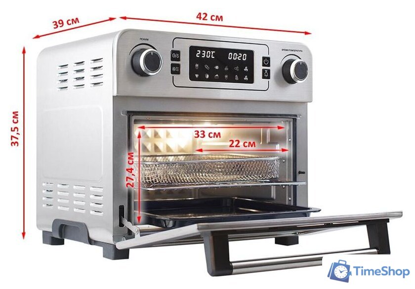 Мини-печь GFgril GFAO-700 - Изображение №27 — Интернет-магазин Time-Shop