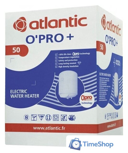 Накопительный электрический водонагреватель Atlantic Opro + H 100 - Изображение №8 — Интернет-магазин Time-Shop