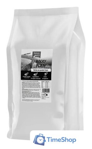 Сухой корм для кошек Natura Wild Rocky Plain для стерилизованных с курицей 12 кг - Изображение №1 — Интернет-магазин Time-Shop