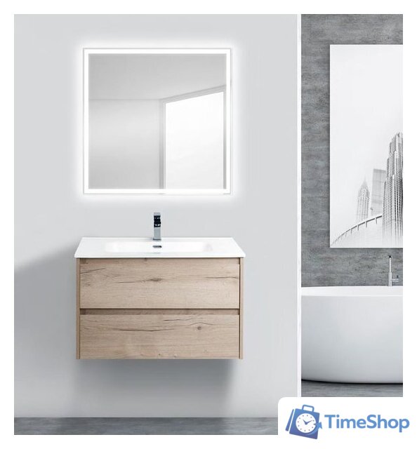  BelBagno Тумба под умывальник Kraft-800-2C-SO-RGB (rovere galifax bianco) - Изображение №2 — Интернет-магазин Time-Shop