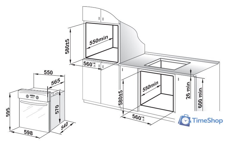 Электрический духовой шкаф GEFEST 602-02 РА - Изображение №2 — Интернет-магазин Time-Shop