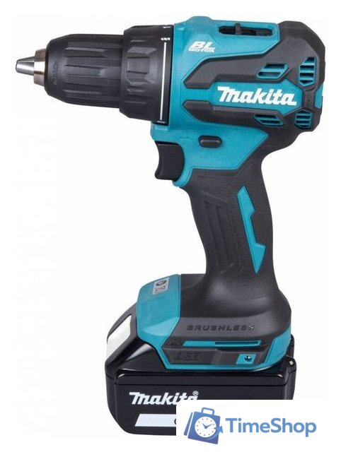 Дрель-шуруповерт Makita DDF490SF1J (с 1-им АКБ, кейс) - Изображение №1 — Интернет-магазин Time-Shop
