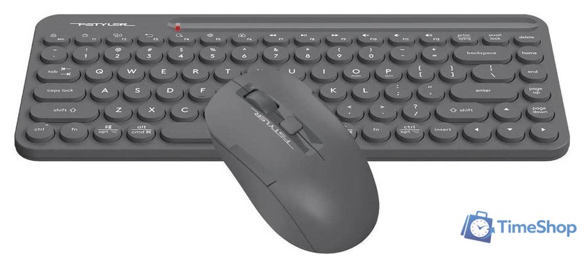 Офисный набор A4Tech Fstyler FG3200 Air2 (серый) - Изображение №5 — Интернет-магазин Time-Shop