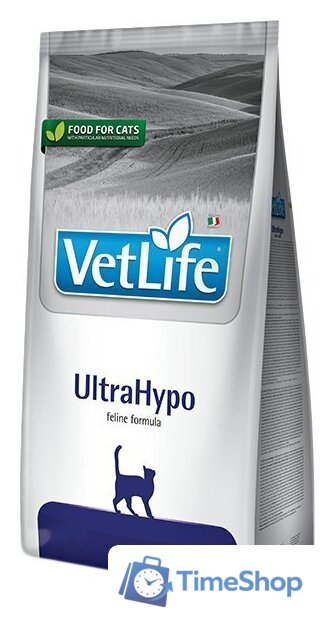 Сухой корм для кошек Farmina Vet Life UltraHypo (при проблемах с ЖКТ) 5 кг - Изображение №1 — Интернет-магазин Time-Shop
