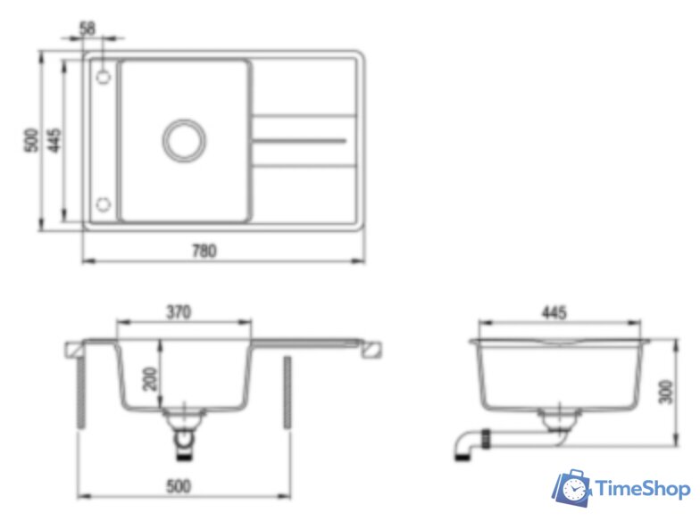 Кухонная мойка TEKA Estela 50 B-TQ (песочный) - Изображение №2 — Интернет-магазин Time-Shop