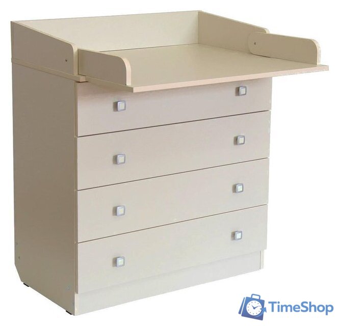 Детский комод Фея 1580 ЛДСП (слоновая кость) - Изображение №2 — Интернет-магазин Time-Shop