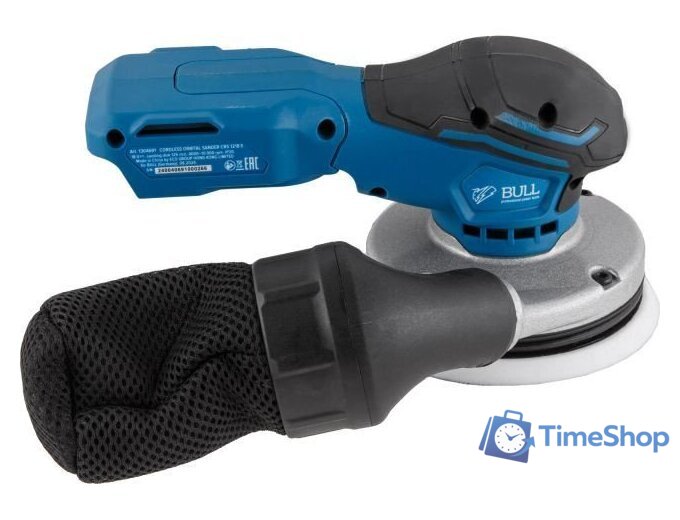 Эксцентриковая шлифмашина Bull CRS 1218 E 1304691 (без АКБ) - Изображение №6 — Интернет-магазин Time-Shop