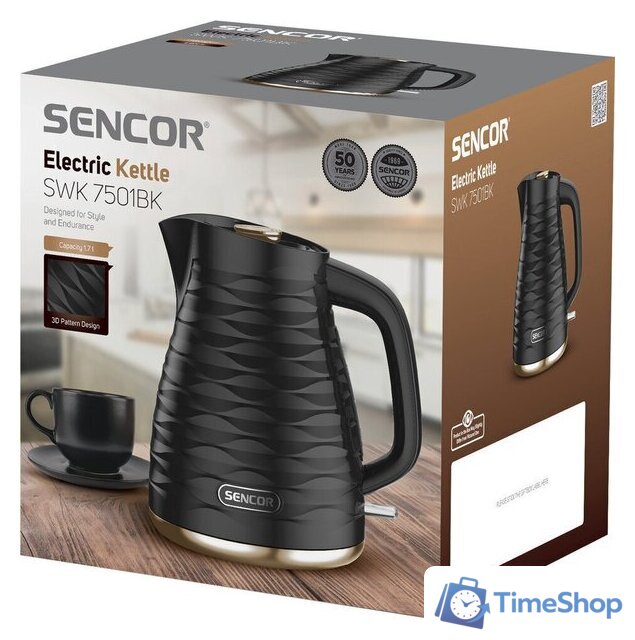 Электрический чайник Sencor SWK 7501BK - Изображение №12 — Интернет-магазин Time-Shop