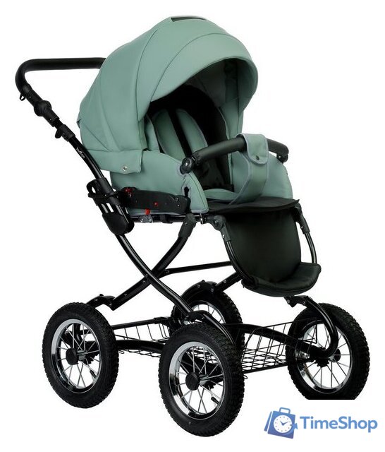 Универсальная коляска Indigo Barbara ECO Classic (2 в 1, be 01/шалфей кожа) - Изображение №4 — Интернет-магазин Time-Shop