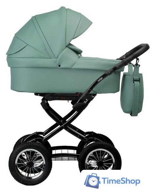 Универсальная коляска Indigo Barbara ECO Classic (2 в 1, be 01/шалфей кожа) - Изображение №2 — Интернет-магазин Time-Shop