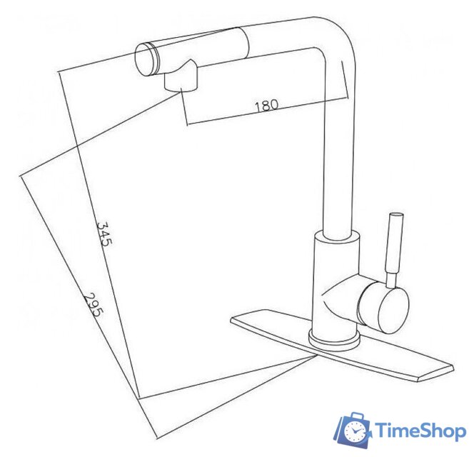 Смеситель Esko K12 - Изображение №6 — Интернет-магазин Time-Shop