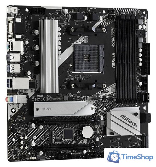 Материнская плата ASRock A520M Pro4 - Изображение №3 — Интернет-магазин Time-Shop
